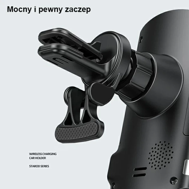 Автодержатель с функцией беспроводной зарядки Usams CD133 10W Wireless Charging Car Holder Black (CD133ZJ01) - Фото 8 Автодержатель с функцией беспроводной зарядки Usams CD133 10W Wireless Charging Car Holder Black (CD133ZJ01) - изображение 8