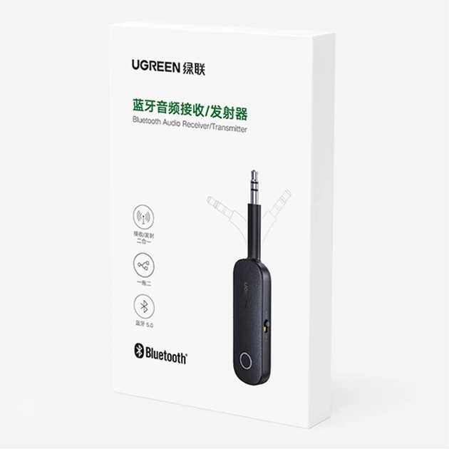 Аудиопередатчик/Приемник Ugreen Mini Jack 3.5mm Black (UGR1200BLK) - изображение 5