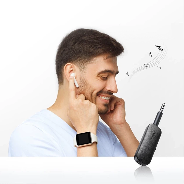 Аудиопередатчик/Приемник Ugreen Mini Jack 3.5mm Black (UGR1200BLK) - изображение 11