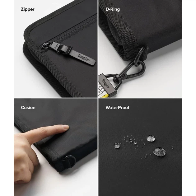 Чехол Ringke Smart Zip Pouch для iPad Pro 2021/2020/2018 5th/4th/3rd 13 Beige (8809818842145) - изображение 6