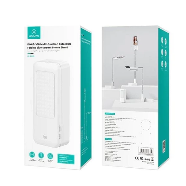 Підставка з LED-підсвічуванням Usams White (6958444906959) - зображення 7