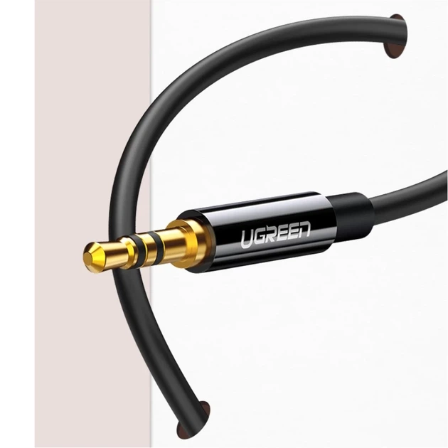 Кабель Ugreen Headphone Splitter 3.5mm Mini Jack/AUX 25cm Black (6957303828166) - зображення 6