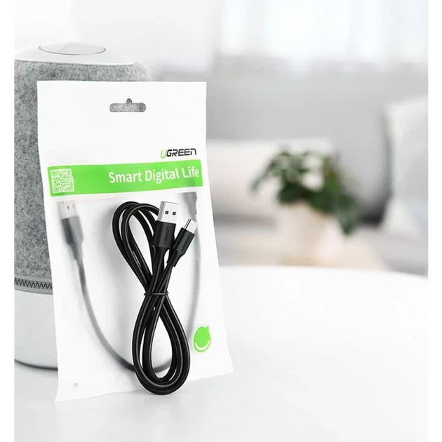 Кабель Ugreen USB-A to USB Type-C 2A 2m Black (6957303861187) - зображення 2