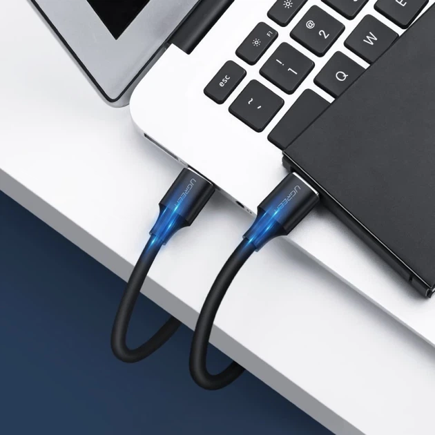 Кабель Ugreen USB-A 2.0 to USB-A 2.0 0.5m Black (6957303813087) - Фото 4 Кабель Ugreen USB-A 2.0 to USB-A 2.0 0.5m Black (6957303813087) - зображення 4