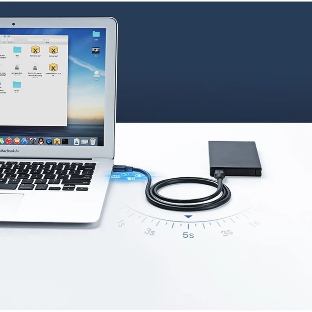 Кабель Ugreen USB-A 2.0 to USB-A 2.0 0.5m Black (6957303813087) - Фото 6 Кабель Ugreen USB-A 2.0 to USB-A 2.0 0.5m Black (6957303813087) - зображення 6