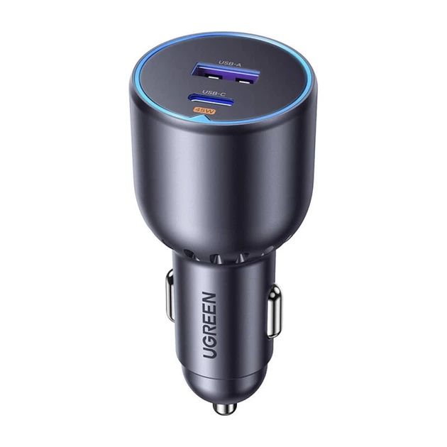 Автомобильное зарядное устройство Ugreen EC701 USB-C| USB-A Black (6941876230235) - Фото 1 Автомобильное зарядное устройство Ugreen EC701 USB-C| USB-A Black (6941876230235) - изображение 1
