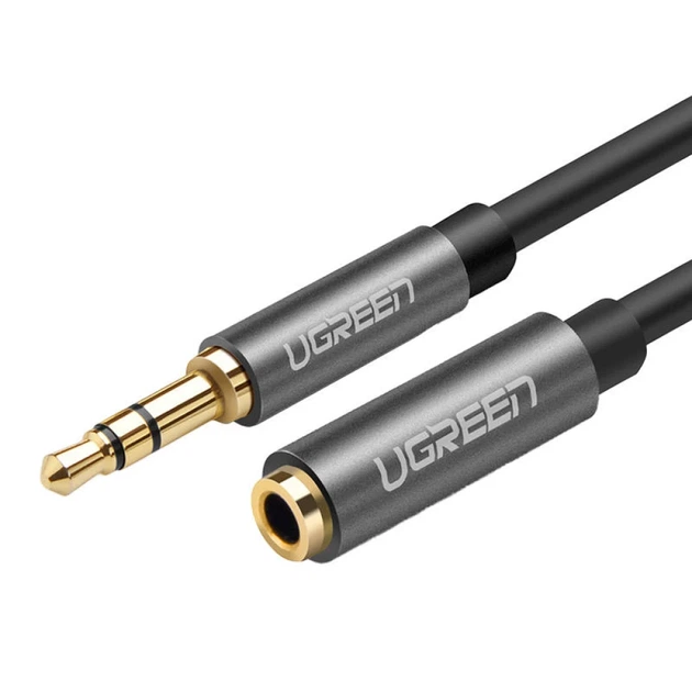 Адаптер Ugreen AV118 AUX 3.5mm Jack to 2xAUX 3.5mm Jack 5m Black (10538) - Фото 1 Адаптер Ugreen AV118 AUX 3.5mm Jack to 2xAUX 3.5mm Jack 5m Black (10538) - изображение 1