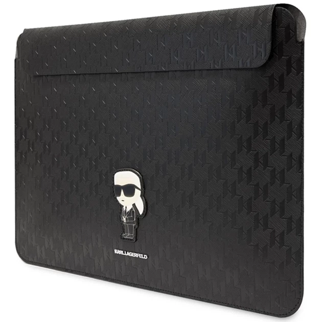Чехол Karl Lagerfeld Saffiano Monogram Ikonik 14" Black (KLCS14SAKHPKK) - Фото 2 Чехол Karl Lagerfeld Saffiano Monogram Ikonik 14" Black (KLCS14SAKHPKK) - изображение 2