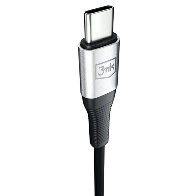 Кабель 3mk AUX USB-C to Jack 3.5 mm 1m Black (5903108528788) - изображение 6