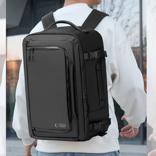 Рюкзак Tech-Protect Defender S50 Ryanair & Wizzair Travel 20L Black (5906302368808) - изображение 9
