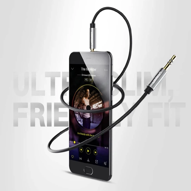 Кабель Ugreen AUX Mini Jack 3.5mm to Mini Jack 3.5mm 5m Black (6957303817375) - зображення 11