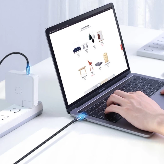 Кабель Ugreen Quick Charge USB Type-C to USB Type-C 100 Вт 5A 3m Gray (UGR1171GRY) - Фото 6 Кабель Ugreen Quick Charge USB Type-C to USB Type-C 100 Вт 5A 3m Gray (UGR1171GRY) - изображение 6