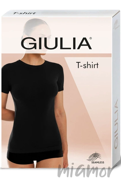 Футболка безшовна облягаюча GIULIA T-Shirt S/M Шоколад - зображення 7