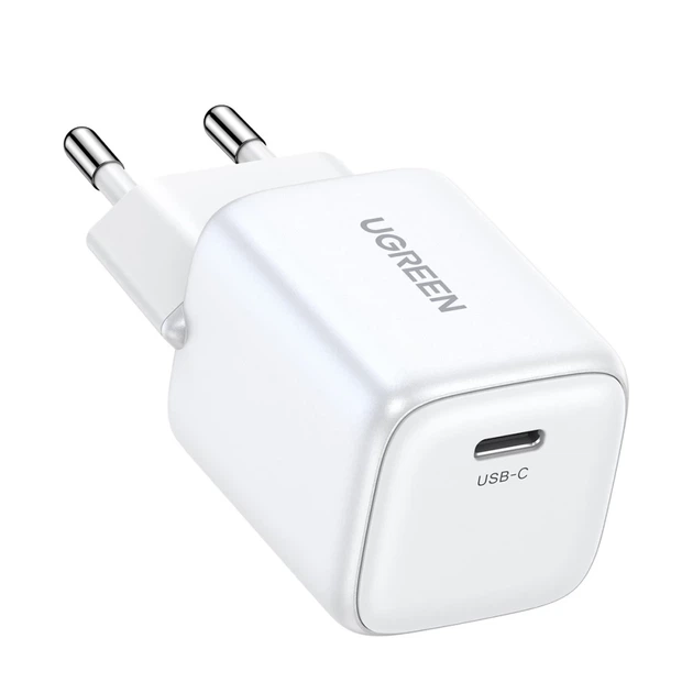 Мережевий зарядний пристрій Ugreen Nexode Mini CD319 PD 30W USB-C White (15326) - Фото 3 Мережевий зарядний пристрій Ugreen Nexode Mini CD319 PD 30W USB-C White (15326) - зображення 3