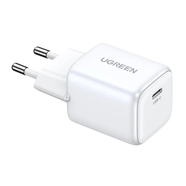 Мережевий зарядний пристрій Ugreen Nexode Mini CD319 PD 30W USB-C White (15326) - Фото 4 Мережевий зарядний пристрій Ugreen Nexode Mini CD319 PD 30W USB-C White (15326) - зображення 4