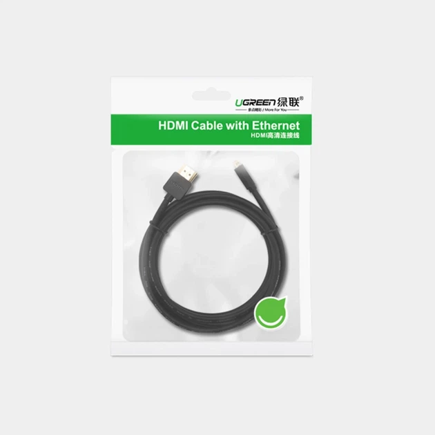 Кабель Ugreen micro HDMI to HDMI 3m Black (6957303831043) - Фото 5 Кабель Ugreen micro HDMI to HDMI 3m Black (6957303831043) - зображення 5