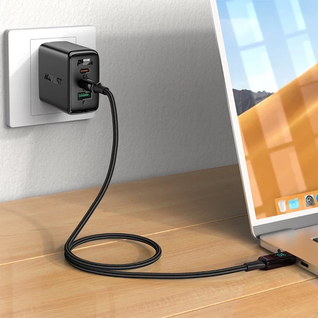 Кабель Acefast MFI USB-C to Lightning 1.2m 30W Black (C6-01 Black) - изображение 4