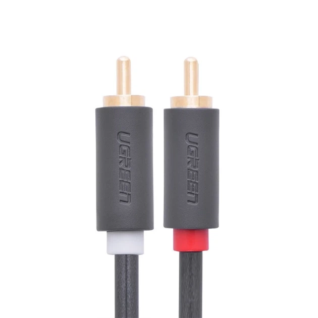 Кабель Ugreen 2x RCA/2x Cinch 5m Gray (UGR457BLK) - зображення 7