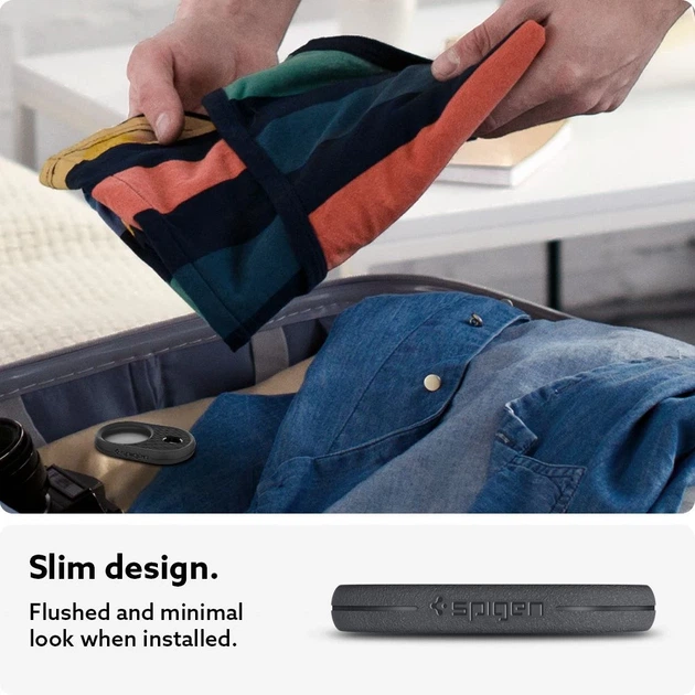 Чехол-брелок Spigen Vault для AirTag Matte Black (AMP01439) - изображение 6