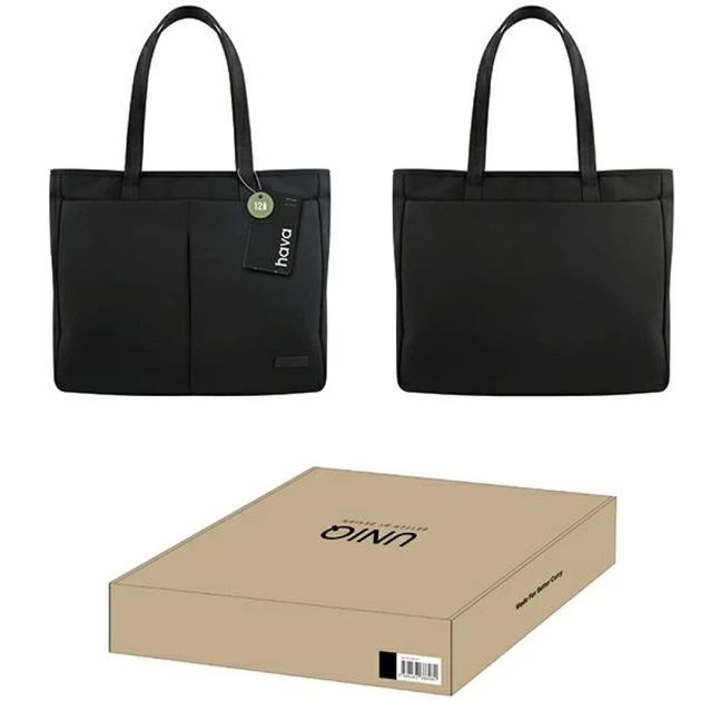 Сумка UNIQ Hava 16" Midnight Black (UNIQ-HAVA-MNBLACK) - изображение 8