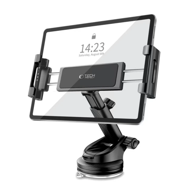Автодержатель Tech-Protect V4 Universal Windshield & Dashboard Car Mount For Tablet Black (5906302360505) - изображение 2