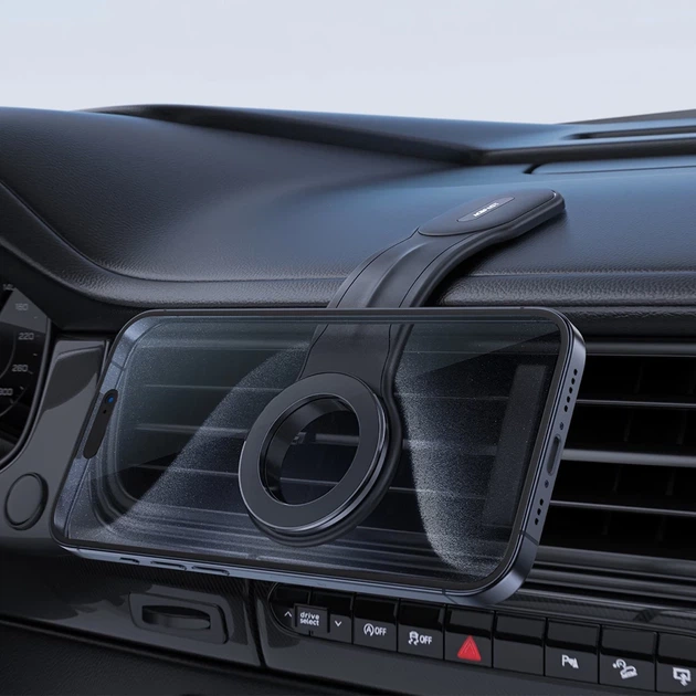 Автотримач Acefast Magnetic Car Holder Velcro Black (D19) - зображення 5