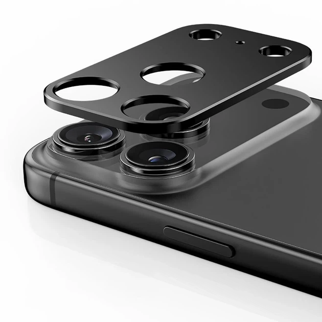 Защитное стекло Tech-Protect для камеры iPhone 17 Pro CamAlloy Fit+ Silver (5906302334551) - изображение 2