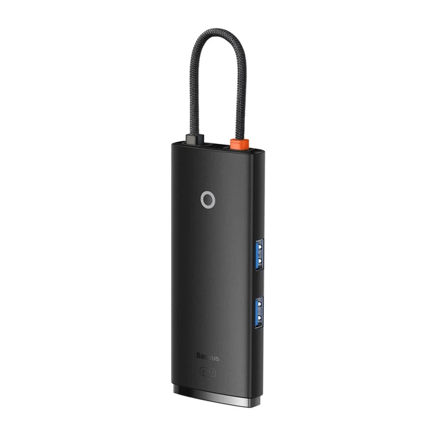 USB-хаб Baseus Lite Series 6-in-1 USB-C to 2xUSB-A/USB-C/HDMI/SD/TF Black (WKQX050101) - Фото 9 USB-хаб Baseus Lite Series 6-in-1 USB-C to 2xUSB-A/USB-C/HDMI/SD/TF Black (WKQX050101) - изображение 9