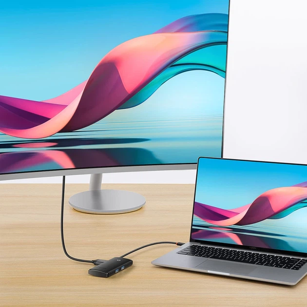 USB-хаб Baseus Lite Series 6-in-1 USB-C to 2xUSB-A/USB-C/HDMI/SD/TF Black (WKQX050101) - Фото 11 USB-хаб Baseus Lite Series 6-in-1 USB-C to 2xUSB-A/USB-C/HDMI/SD/TF Black (WKQX050101) - изображение 11