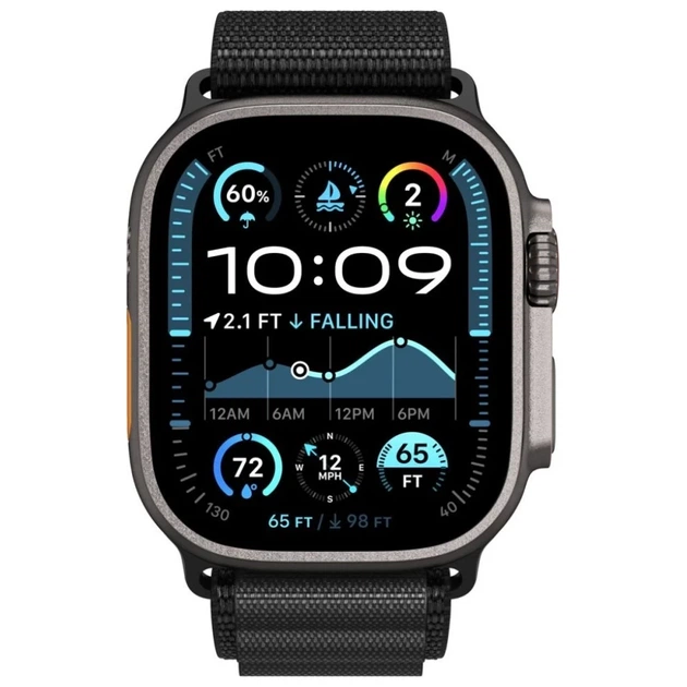 Ремінець Spigen WBF1 для Apple Watch 49 | 46 | 45 | 44 mm Black (AMP10144) - зображення 3
