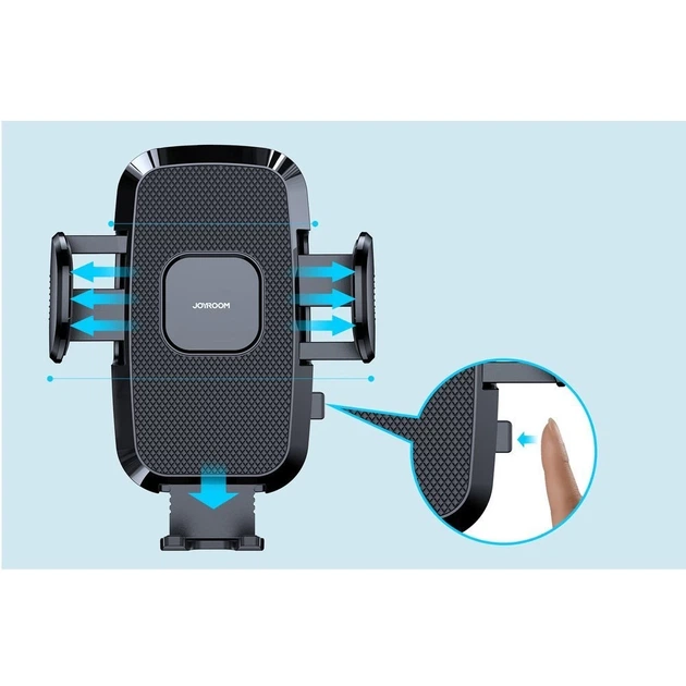 Автодержатель Joyroom Car Phone Holder with Telescopic Extendable Arm for Dashboard/Windshield Black (JR-ZS259-BK-DB) - Фото 3 Автодержатель Joyroom Car Phone Holder with Telescopic Extendable Arm for Dashboard/Windshield Black (JR-ZS259-BK-DB) - изображение 3