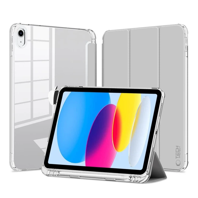 Чехол Tech-Protect SC Pen для iPad 11 2025 11th Gen | 10.9 2022 10th Gen Grey (5906302310210) - Фото 1 Чехол Tech-Protect SC Pen для iPad 11 2025 11th Gen | 10.9 2022 10th Gen Grey (5906302310210) - изображение 1