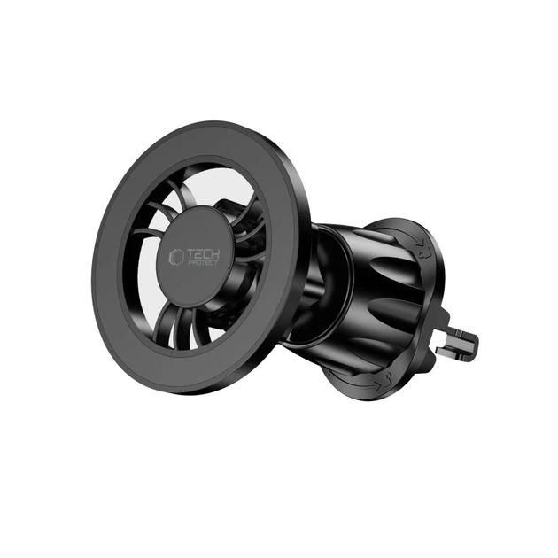 Автодержатель Tech-Protect N56 Magnetic CD & Vent Car Mount Black with MagSafe (5906302360956) - Фото 3 Автодержатель Tech-Protect N56 Magnetic CD & Vent Car Mount Black with MagSafe (5906302360956) - изображение 3