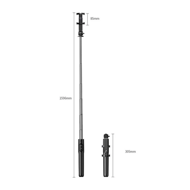 Універсальний штатив Ugreen with Stand and Bluetooth Remote Control 1.5m Black (6941876210626) - Фото 14 Універсальний штатив Ugreen with Stand and Bluetooth Remote Control 1.5m Black (6941876210626) - зображення 14