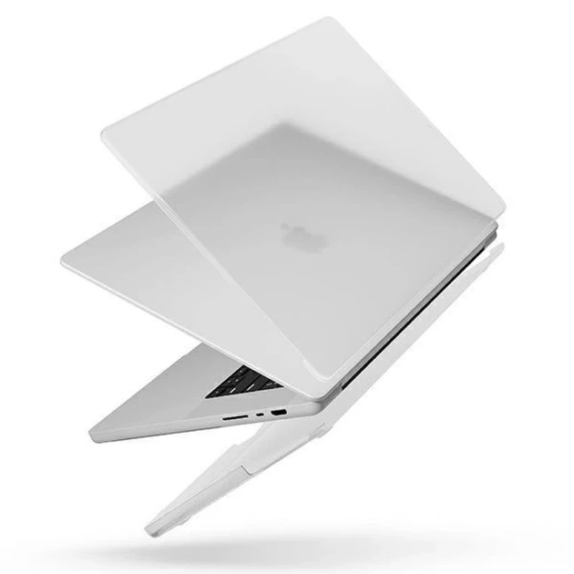 Чехол Uniq Claro для MacBook Pro 14 M1 | M2 | M3 | M4 (2021-2024) Dove Matte Clear (UNIQ-MP14(2021)-CLAROMCLR) - Фото 2 Чехол Uniq Claro для MacBook Pro 14 M1 | M2 | M3 | M4 (2021-2024) Dove Matte Clear (UNIQ-MP14(2021)-CLAROMCLR) - изображение 2