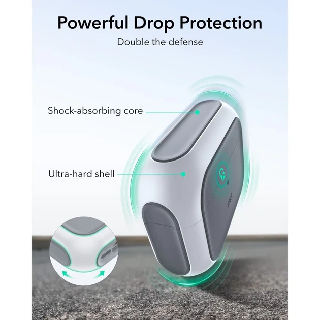 Чехол для наушников ESR Orbit Halolock для AirPods Pro 3 White with MagSafe (4894240289143) - изображение 5