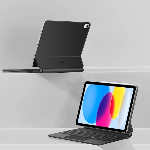 Чехол-клавиатура Tech-Protect SmartCase Magnetic для iPad 11 2025 11th Gen | 10.9 2022 10th Gen Black (5906302363445) - изображение 6