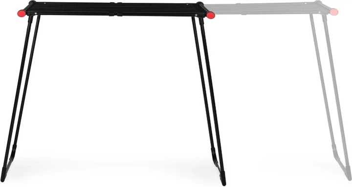 Сушарка для одягу ModernHome by Multistore телескопічна складана 19 м Чорна (BJ-1928-2) - зображення 5