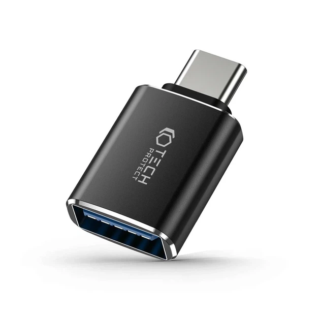 Адаптер Tech-Protect UltraBoost USB-A to USB-C Black (9490713932858) - Фото 1 Адаптер Tech-Protect UltraBoost USB-A to USB-C Black (9490713932858) - изображение 1