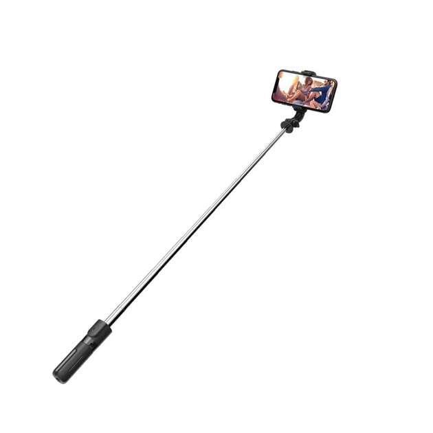 Универсальный штатив Tech-Protect L02S Wireless Selfie Stick Tripod Black (795787711484) - Фото 4 Универсальный штатив Tech-Protect L02S Wireless Selfie Stick Tripod Black (795787711484) - изображение 4