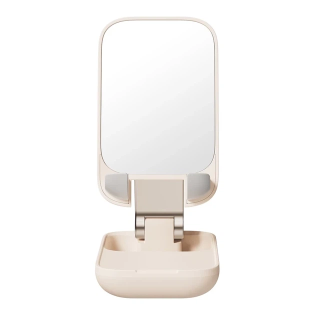 Підставка Baseus Seashell Series (with Mirror) Beige (B10551501411-00) - зображення 3