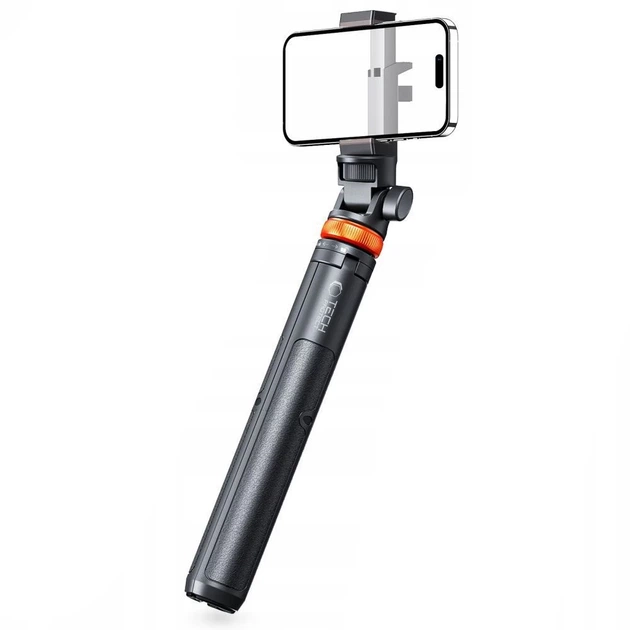 Универсальный штатив Tech-Protect L03S Bluetooth Selfie Stick Tripod White (5906203691180) - изображение 3