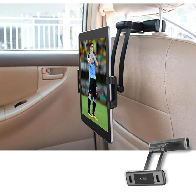 Автодержатель Tech-Protect V2 Stretchable Headrest Car Mount Black (5906302380688) - изображение 10
