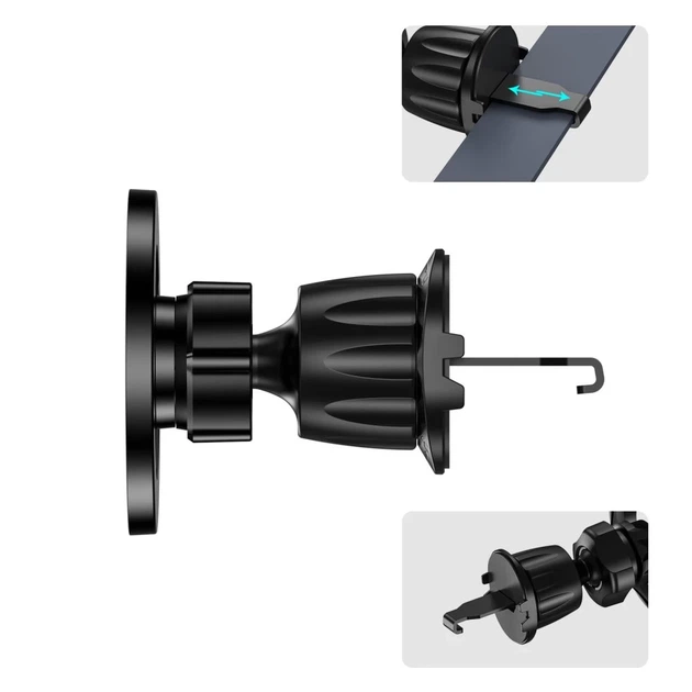 Автодержатель Tech-Protect N56 Magnetic CD & Vent Car Mount Black with MagSafe (5906302360956) - Фото 7 Автодержатель Tech-Protect N56 Magnetic CD & Vent Car Mount Black with MagSafe (5906302360956) - изображение 7