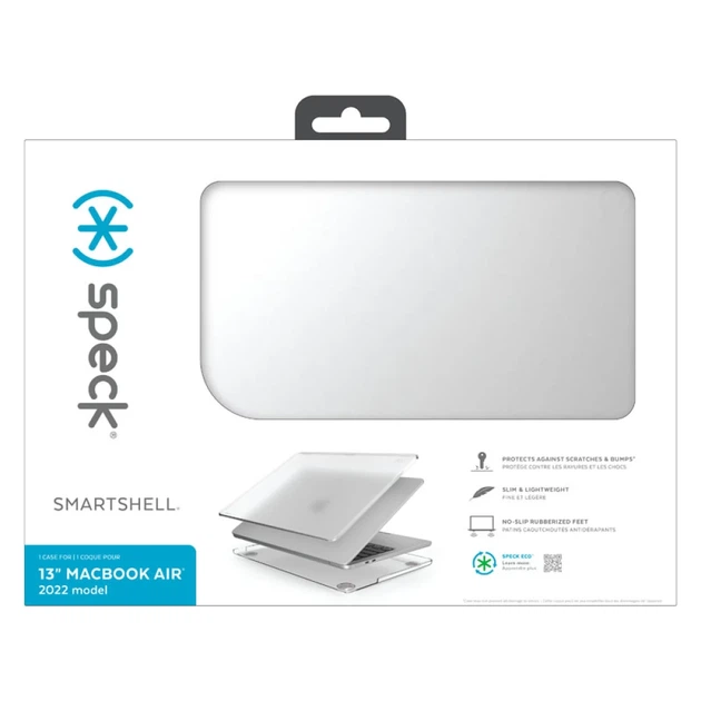 Чехол Speck SmartShell для MacBook Air 13.6 M2 | M3 | M4 (2022-2025) Clear (840168528127) - Фото 7 Чехол Speck SmartShell для MacBook Air 13.6 M2 | M3 | M4 (2022-2025) Clear (840168528127) - изображение 7