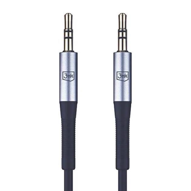 Кабель 3mk AUX Jack 3.5 mm 1m Black (5903108528771) - изображение 9