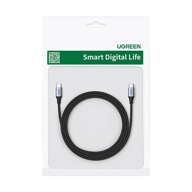 Кабель Ugreen USB Type-C to USB Type-C 240W 5A 2m Gray (UGR1317GRY) - зображення 7