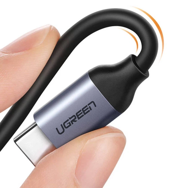 Адаптер Ugreen Audio Adapter USB Type-C to USB Type-C PD QC with Mini Jack 3.5mm Gray (UGR1278GRY) - зображення 12