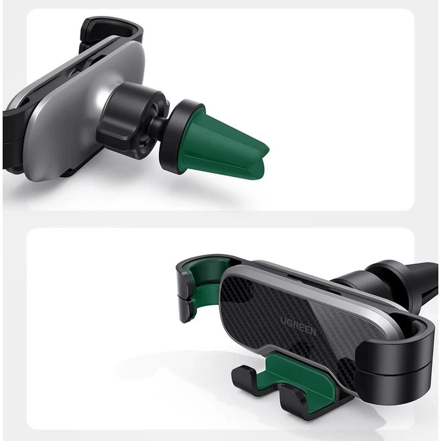 Автодержатель Ugreen Gravity Car Phone Holder Black (6957303888719) - Фото 4 Автодержатель Ugreen Gravity Car Phone Holder Black (6957303888719) - изображение 4