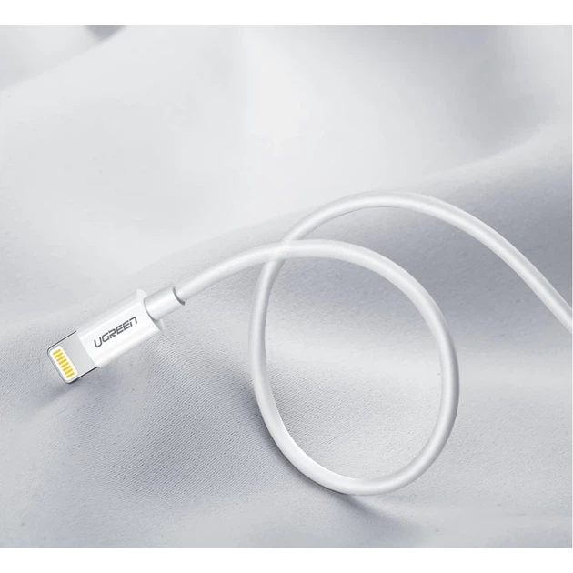 Кабель Ugreen USB-A to Lightning 2.4A 1m White (UGR272WHT) - зображення 13